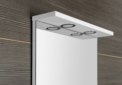 KORIN zrcadlo s LED osvětlením 50x70x12cm