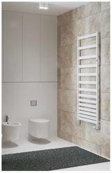 Instalprojekt Koupelnový radiátor BELTI bílá barva, Barva radiátoru - Bílá, Rozměr radiátoru - 600 × 1203 mm, výkon 543 W, Typ připojení - Klasické (na rozteč) (RADBEL601235)