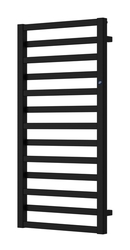 INSTALPROJEKT Koupelnový radiátor POPPY černá barva, Rozměr radiátoru - 500 × 1310 mm, výkon 556 W, Typ připojení - Klasické (spodní) (RADPPY501331)