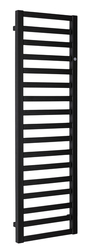Koupelnový radiátor POPPY černá barva, Barva radiátoru - Černá, Rozměr radiátoru - 500 × 1310 mm, výkon 556 W, Typ připojení - Klasické (spodní)