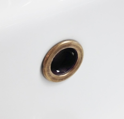 SAPHO Krytka přepadu, průměr 24 mm, bronz (811113)