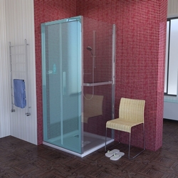 POLYSAN LUCIS LINE sprchová boční stěna 800mm, čiré sklo (DL3315)