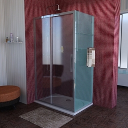 POLYSAN LUCIS LINE sprchové dveře 1100mm, čiré sklo (DL1115)