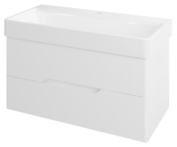 SAPHO MEDIENA umyvadlová skříňka 96,5x50,5x48,5cm, bílá mat/bílá mat (MD100)