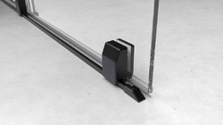 POLYSAN MODULAR SHOWER zástěna s pojezdy 1000 mm, černá (MS5-100B)