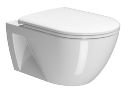PURA WC sedátko soft close, duroplast, bílá/chorm