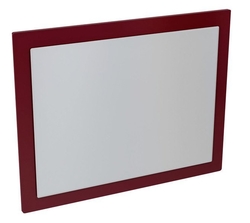 SAPHO MITRA zrcadlo v rámu 720x520x40mm, bordó (MT193)