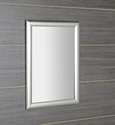 SAPHO - ESTA zrcadlo v dřevěném rámu 580x780mm, stříbrná s proužkem (NL395)