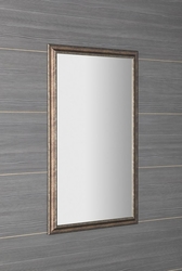 ROMINA zrcadlo v dřevěném rámu 580x980mm, bronzová patina