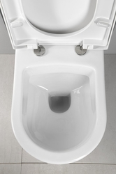 NERA závěsná WC mísa, 35,5x50 cm, bílá
