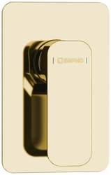 SAPHO - SPY podomítková sprchová baterie, 1 výstup, zlato (PY41/17)