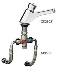 SILFRA QUIK samouzavírací stojánkový ventil na umyvadlo, chrom (QK23051)