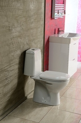 RIGA WC kombi, spodní odpad, včetně splachovacího mechanismu