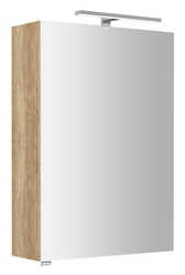 SAPHO RIWA galerka s LED osvětlením, 50x70x17cm, dub alabama (RIW050-0022)