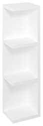 RIWA otevřená police 20x70x15 cm, levá/pravá, bílá lesk (RW250)