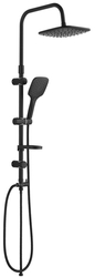 AQUALINE TARA sprchový sloup s napojením na baterii, černá (SL435)