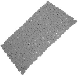 AQUALINE RIVER podložka do vany, 35x70 cm, s protiskluzem, PVC, šedá (TAVA40108)