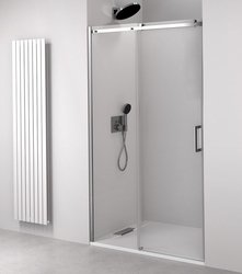 POLYSAN THRON LINE ROUND sprchové dveře 1100 mm, kulaté pojezdy, čiré sklo (TL5011-5005)