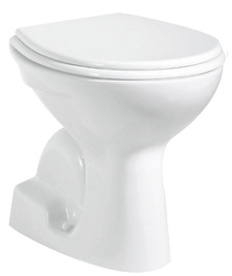 WC mísa samostatně stojící 36x54cm, spodní odpad, bílá