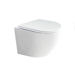 MEREO WC závěsné kapotované, RIMLESS, 490x370x360, keramické, vč. sedátka CSS113S (VSD82S)