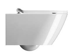 KUBE X závěsná WC mísa, Swirlflush, 55x36 cm, bílá ExtraGlaze