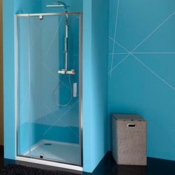 POLYSAN EASY LINE sprchové dveře otočné 760-900mm, čiré sklo (EL1615)
