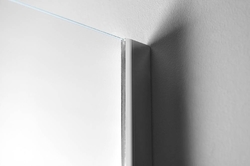 WALK-IN zástěna jednodílná k instalaci na zeď, 700x1900 mm, Brick sklo