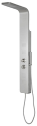 SAPHO PRESTIGE termostatický sprchový panel 200x1400 mm, nerez (WN337)