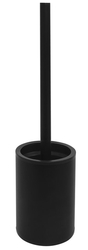 SAPHO X-ROUND BLACK WC štětka na postavení, černá (XR306B)