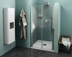 ZOOM LINE sprchové dveře dvojkřídlé  800mm, čiré sklo