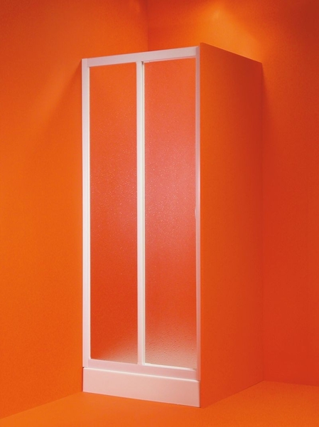 Sprchové dveře PORTA, Barva rámu zástěny - Plast bílý, Provedení - Univerzální, Výplň - Polystyrol 2,2 mm (acrilico), Šíře - 140 cm