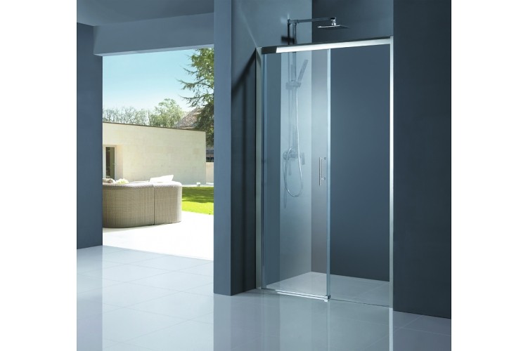 Sprchové dveře HOPA ESTRELA, Provedení - Pravé (DX), Barva rámu zástěny - Hliník chrom, Výplň - Čiré bezpečnostní sklo - 6 mm, Šíře - 120 cm
