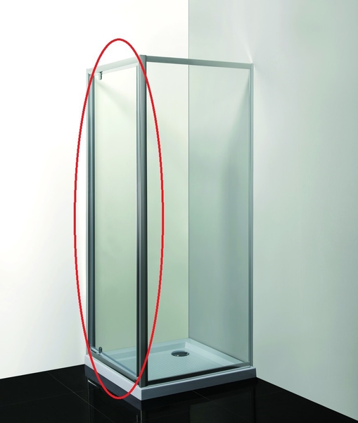 Sprchové dveře do niky SMART - ALARO, Barva rámu zástěny - Hliník chrom, Provedení - Univerzální, Výplň - Čiré bezpečnostní sklo - 6 mm, Šíře - 90 cm