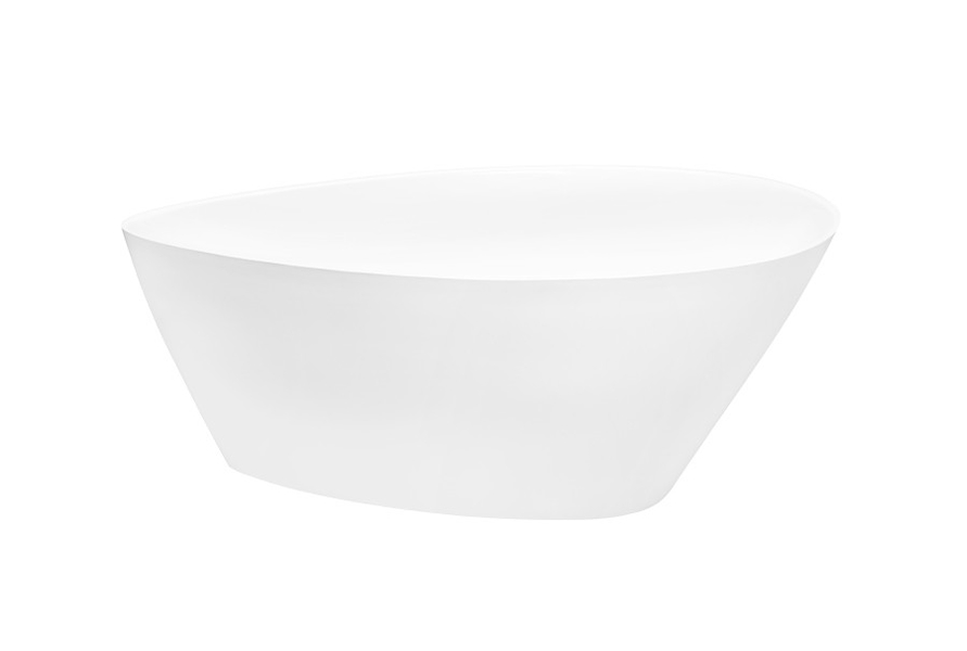 Volně stojící vana GOYA (SALERMO), Barevnice - Bílá, Rozměr vany - 142 x 62 cm