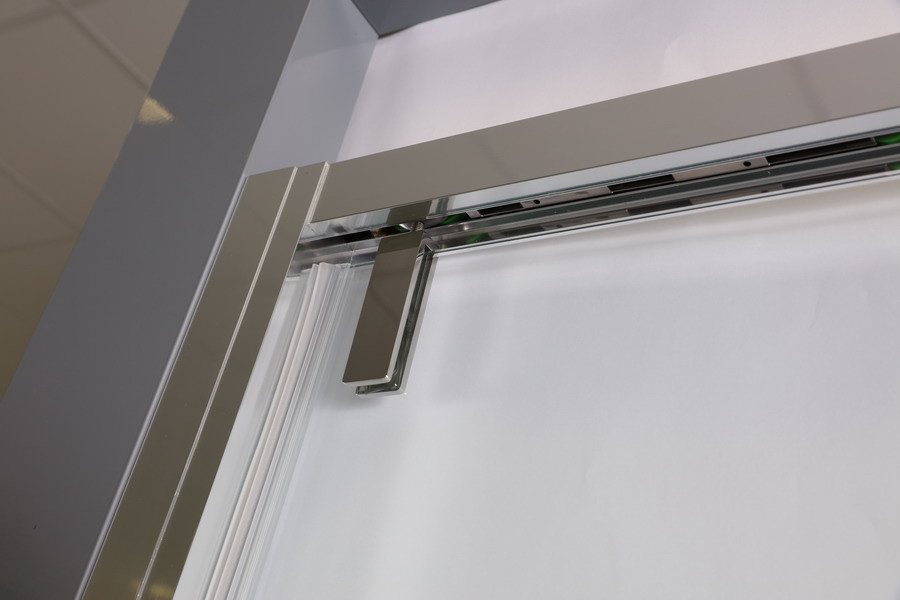 Sprchové dveře ADRA, Provedení - Levé (SX), Barva rámu zástěny - Leštěný hliník, Výplň - Čiré bezpečnostní sklo - 8 mm, Šíře - 120 cm