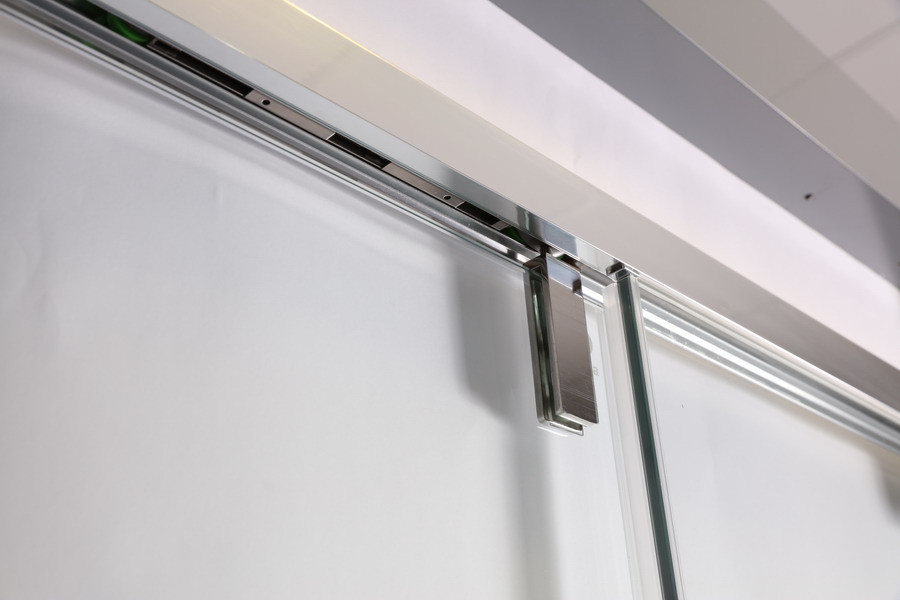 Sprchové dveře ADRA, Provedení - Pravé (DX), Barva rámu zástěny - Leštěný hliník, Výplň - Čiré bezpečnostní sklo - 8 mm, Šíře - 120 cm