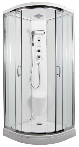 ARTTEC BRILIANT NEW - Parní sprchový box model 8 clear