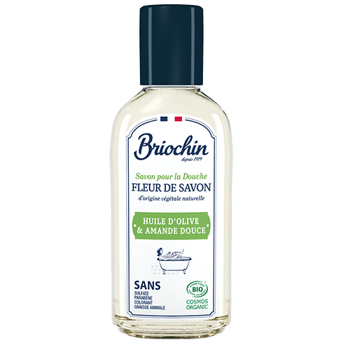 Briochin Fleur de savon Sprchový gel MINI - olivový olej a sladká mandle, 75ml