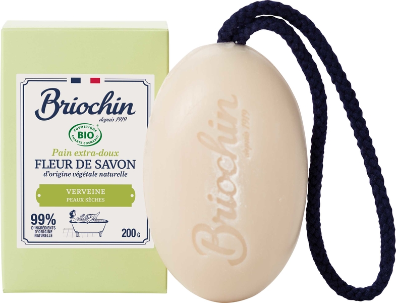 Briochin Fleur de savon Tuhé mýdlo - mléko a verbena, 200g