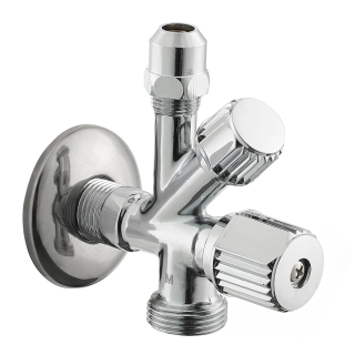Multi Kombinovaný ventil 1/2"x3/4"x3/8", chrom (ET551L)