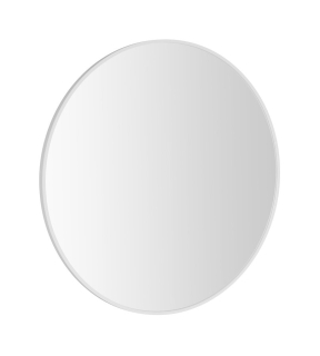 SAPHO NOTION SLIM kulaté zrcadlo v rámu ø 50cm, bílá mat (NT500W)