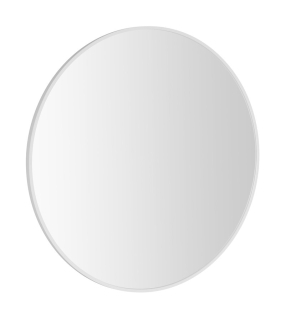 SAPHO NOTION SLIM kulaté zrcadlo v rámu ø 60cm, bílá mat (NT600W)