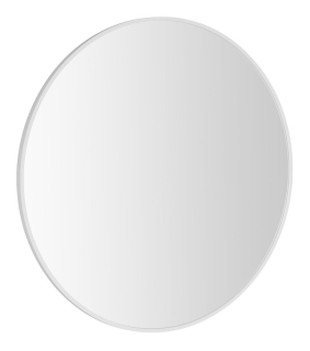 SAPHO NOTION SLIM kulaté zrcadlo v rámu ø 70cm, bílá mat (NT700W)